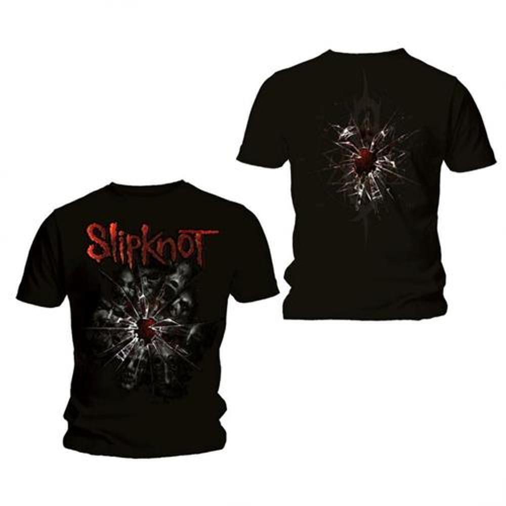 Slipknot Unisex T Shirt Shattered Back Print 2 Sided